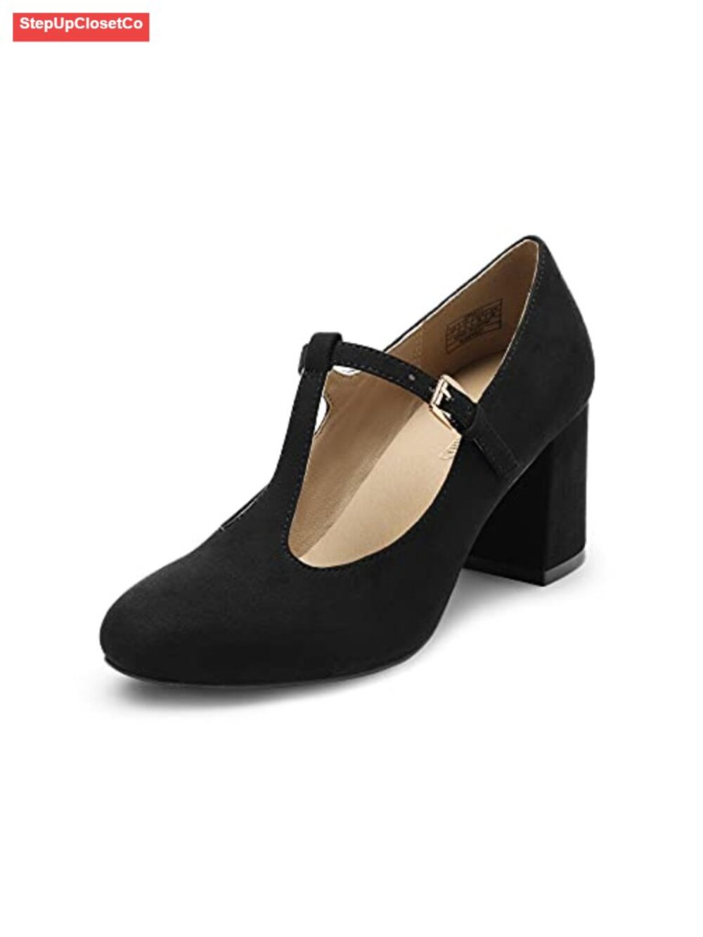 Mary Jane Chunky Heels Wedding Dress Shoes Women Pumps